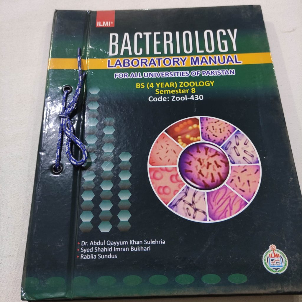 Bacteriology Laboratory Manual – ILMI KITAB KHANA – CSS | PCS | Other Books